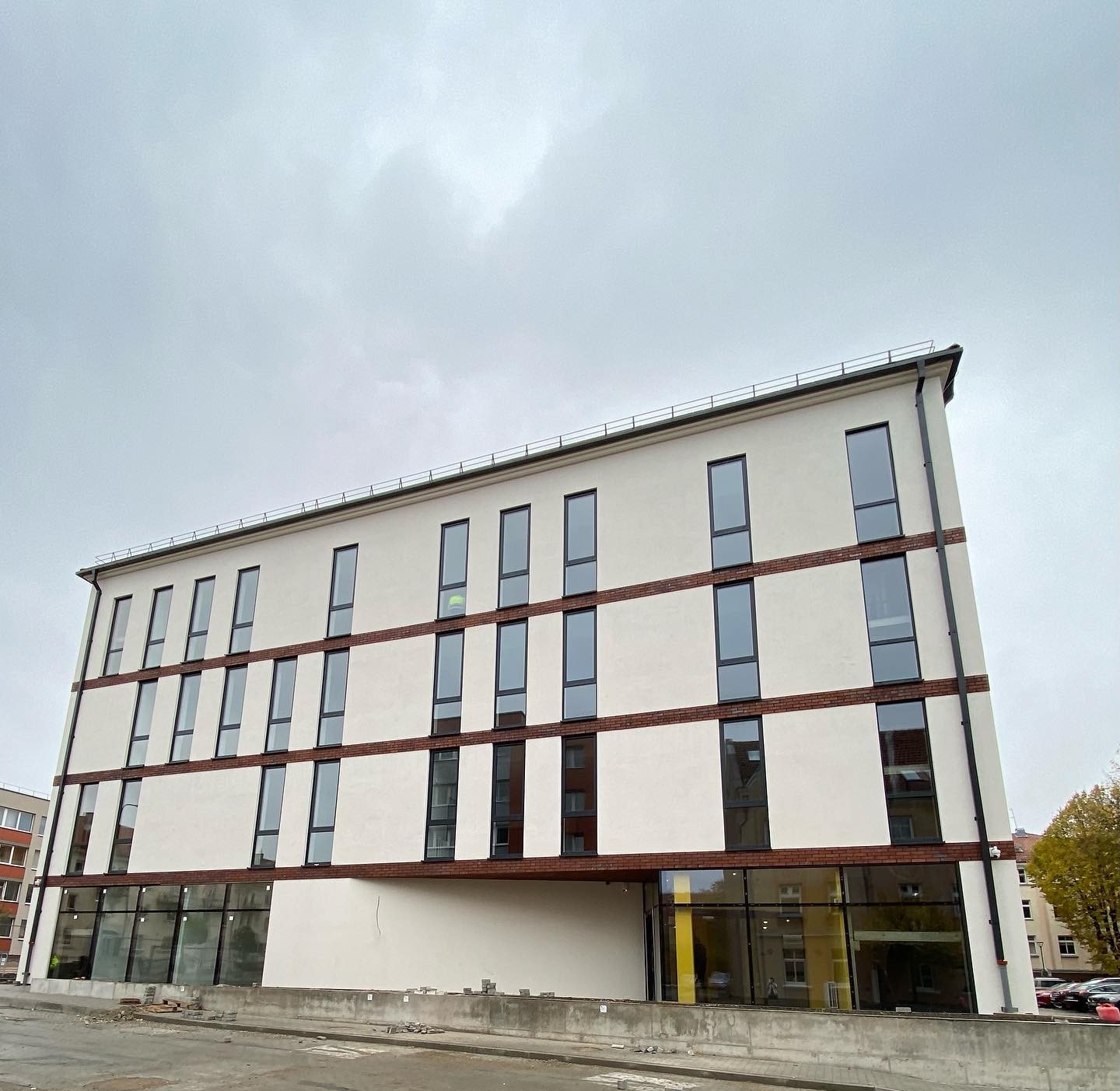 Klaipėdos vaikų ligoninės fasadas